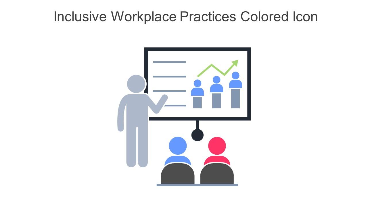 Inclusive Workplace Practices Colored Icon In Powerpoint Pptx Png And Editable Eps Format