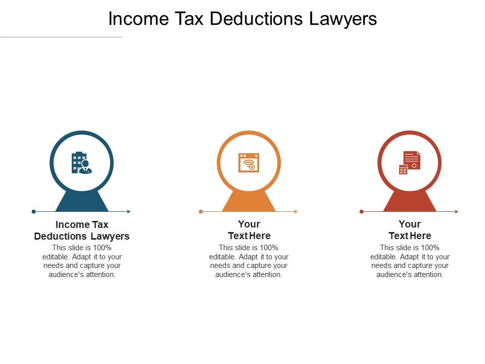 Income tax deductions lawyers ppt powerpoint presentation portfolio icons cpb Slide01