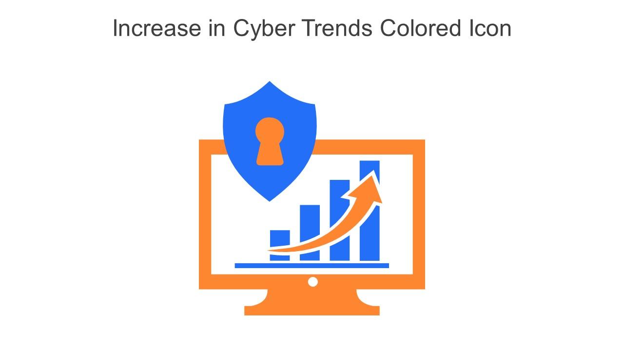 Increase In Cyber Trends Colored Icon In Powerpoint Pptx Png And Editable Eps Format Slide01