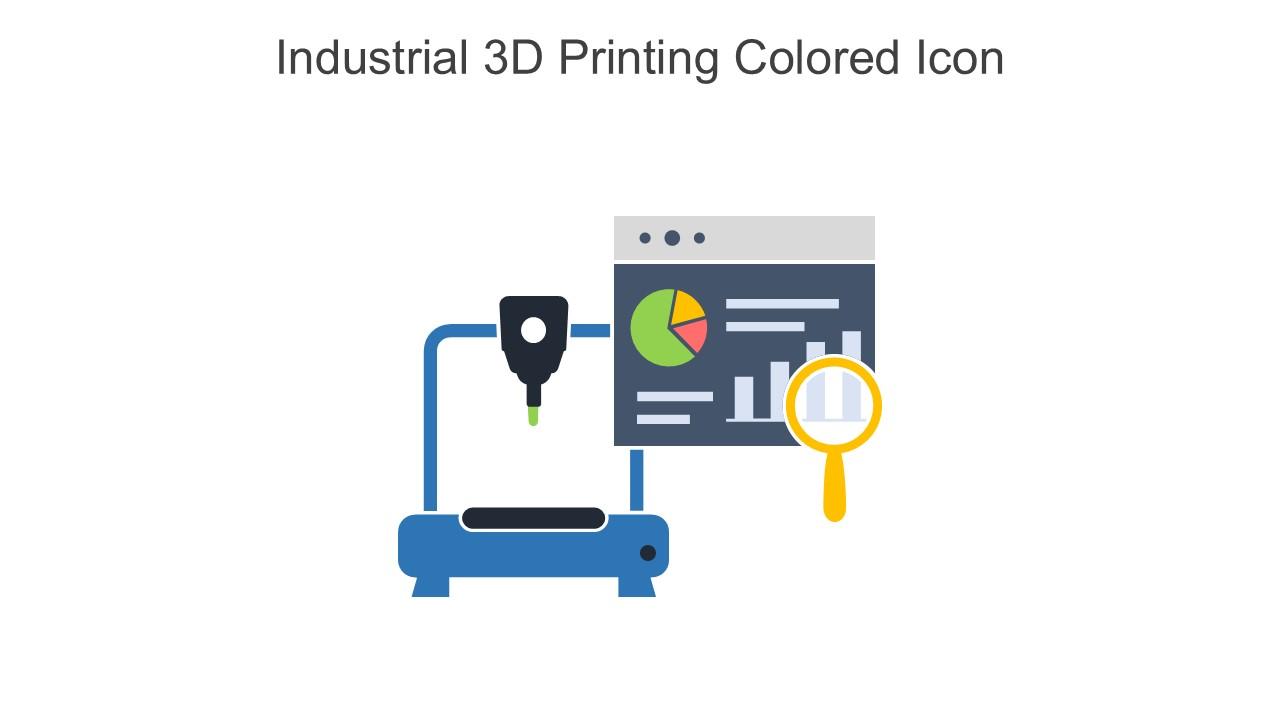 Industrial 3D Printing Colored Icon In Powerpoint Pptx Png And Editable Eps Format