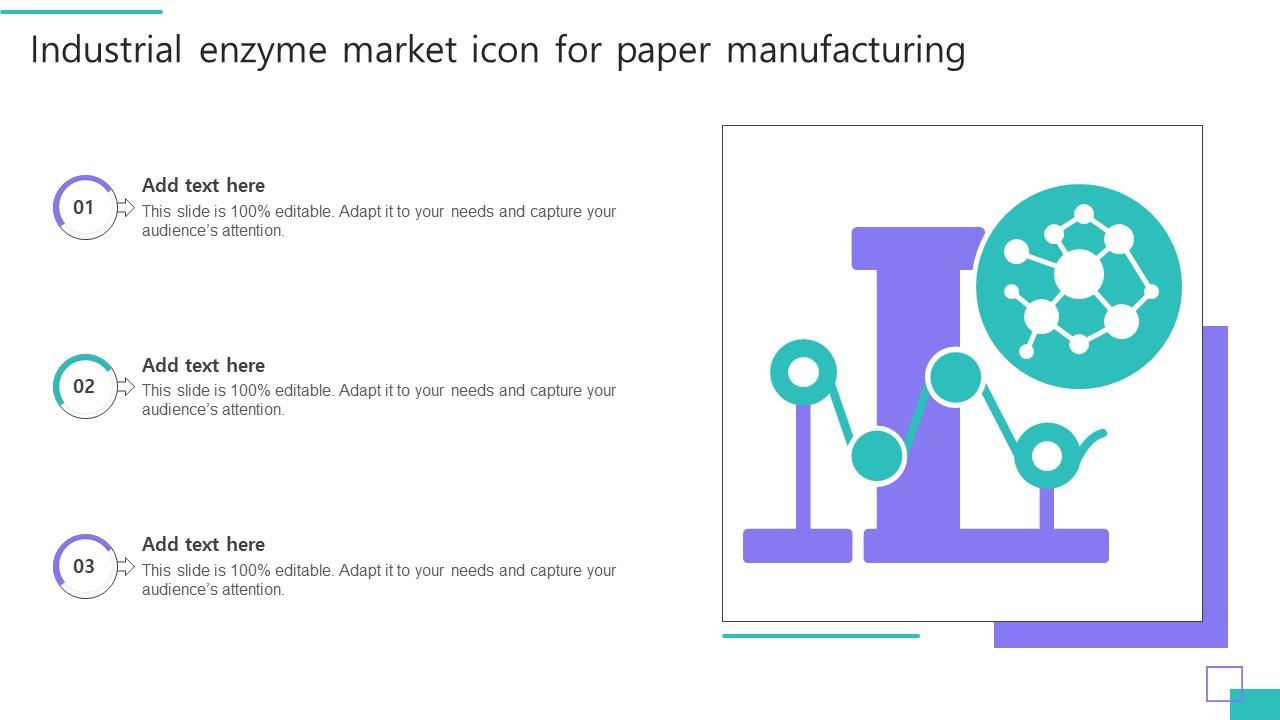 Industrial Enzyme Market Icon For Paper Manufacturing