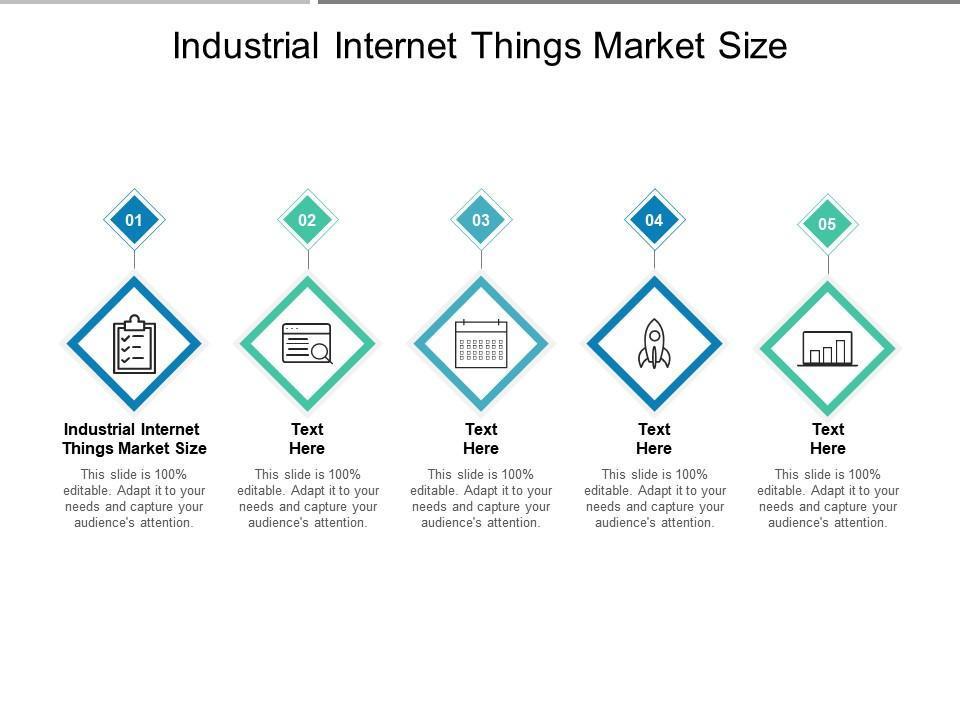 Industrial internet things market size ppt icon slide download cpb Slide01