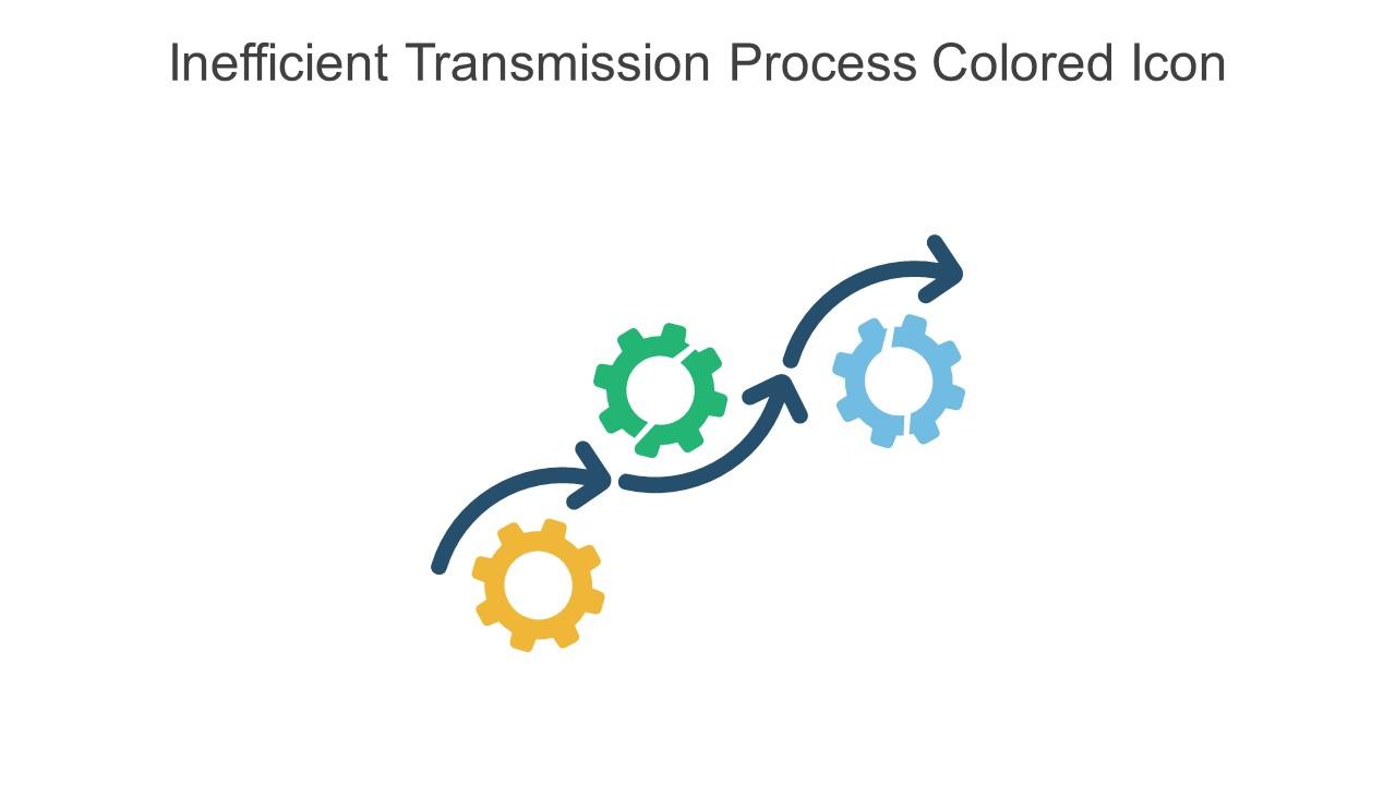 Inefficient Transmission Process Colored Icon In Powerpoint Pptx Png And Editable Eps Format Slide01