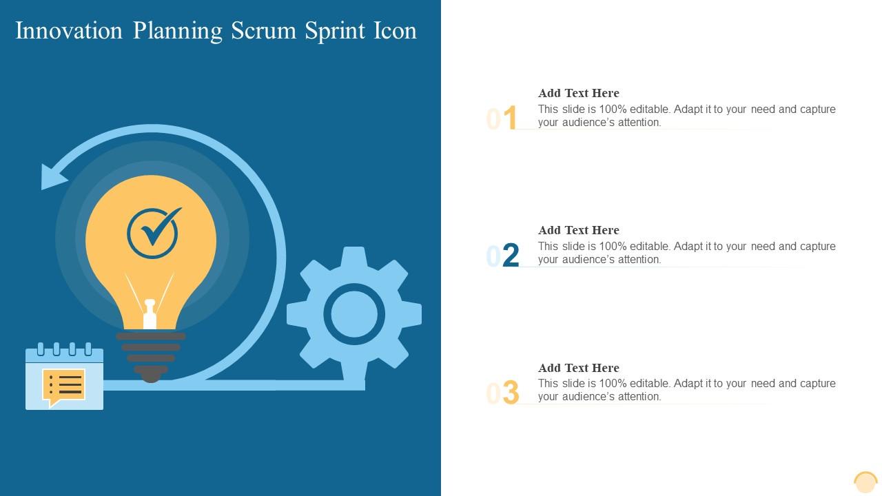 Innovation Planning Scrum Sprint Icon Slide01