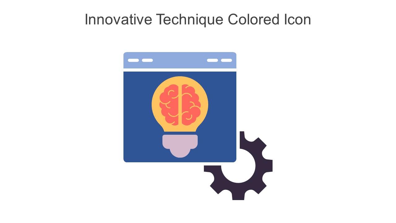 Innovative Technique Colored Icon In Powerpoint Pptx Png And Editable Eps Format Slide01