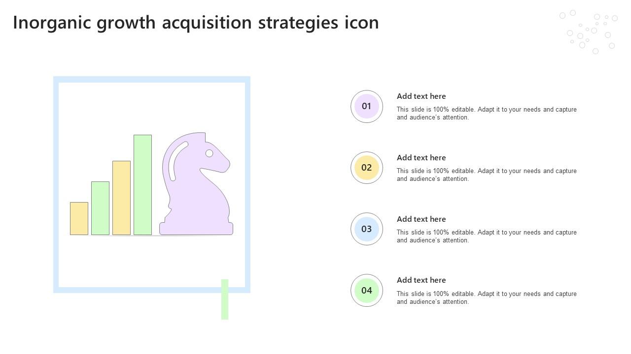 Inorganic Growth Acquisition Strategies Icon Slide01