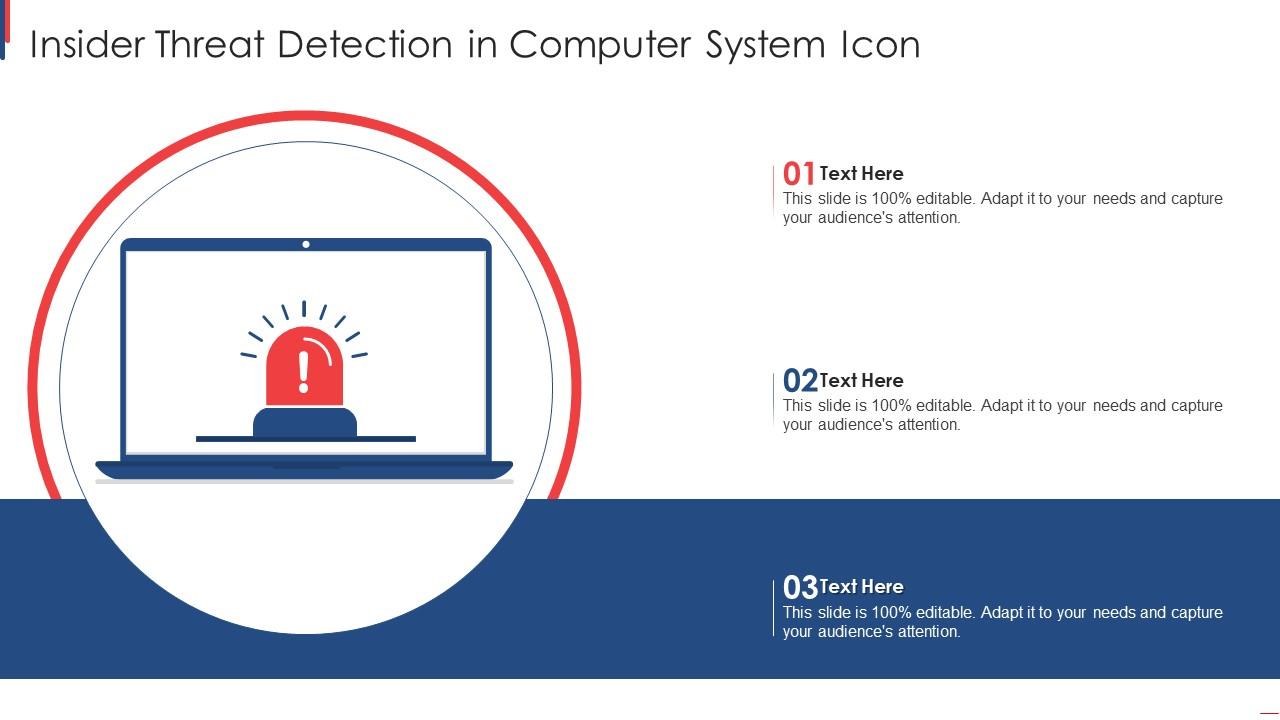 Insider Threat Detection In Computer System Icon Slide01