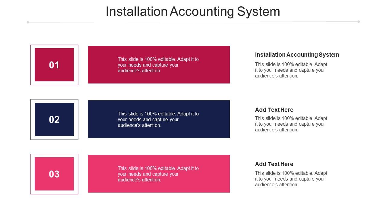 Installation Accounting System Ppt Powerpoint Presentation Portfolio Icons Cpb Slide01
