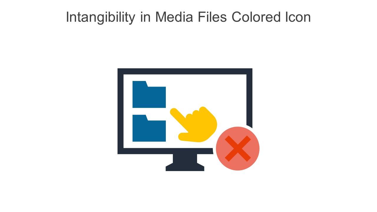 Intangibility In Media Files Colored Icon In Powerpoint Pptx Png And Editable Eps Format Slide01