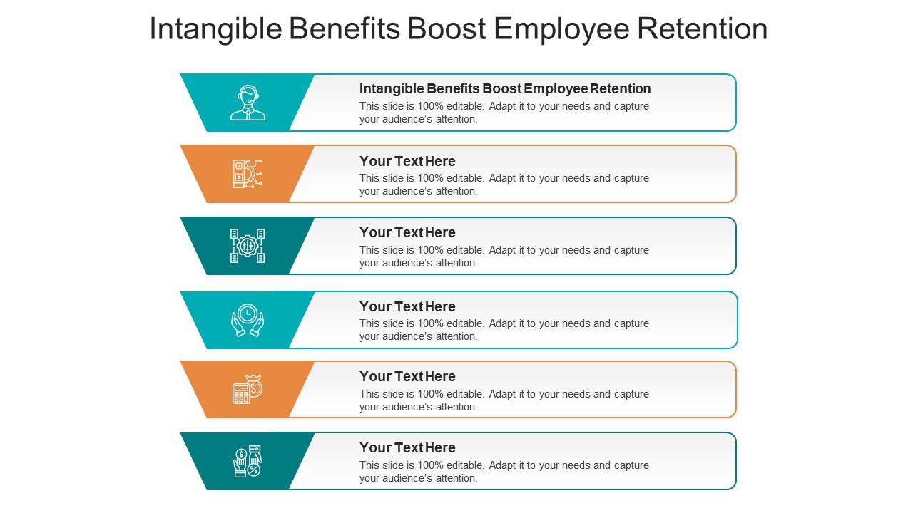 Intangible benefits boost employee retention ppt powerpoint presentation icon grid cpb Slide01