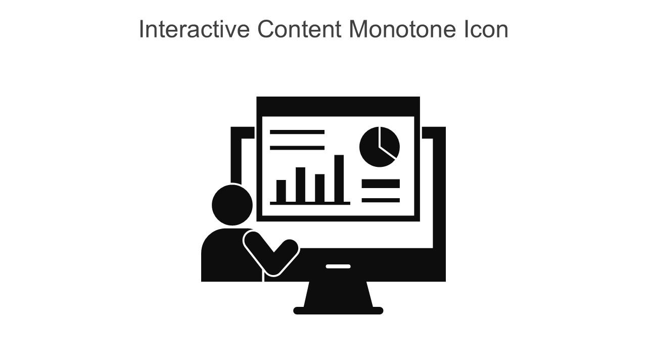 Interactive Content Monotone Icon In Powerpoint Pptx Png And Editable Eps Format