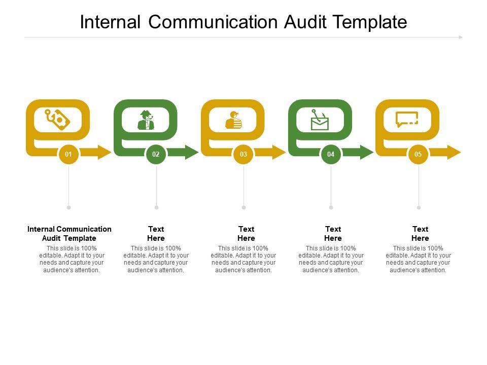 Internal communication audit template ppt powerpoint presentation icon graphic images cpb Slide01