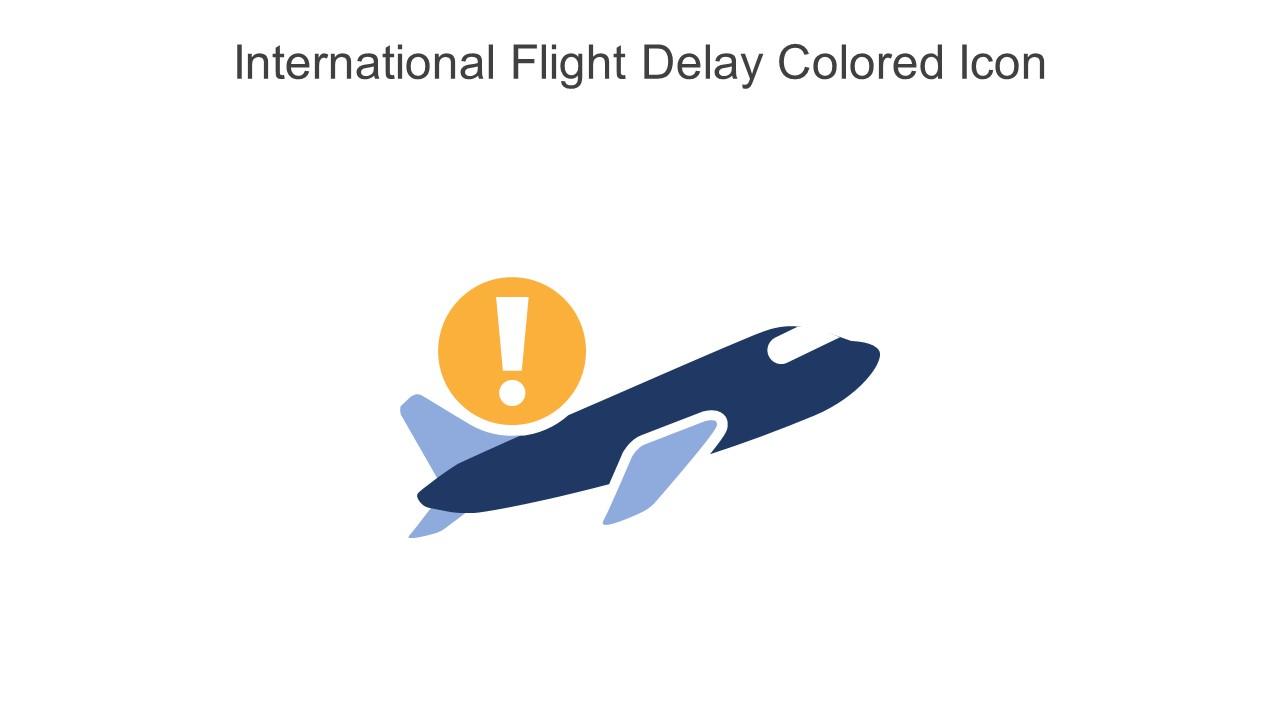 International Flight Delay Colored Icon In Powerpoint Pptx Png And Editable Eps Format Slide01