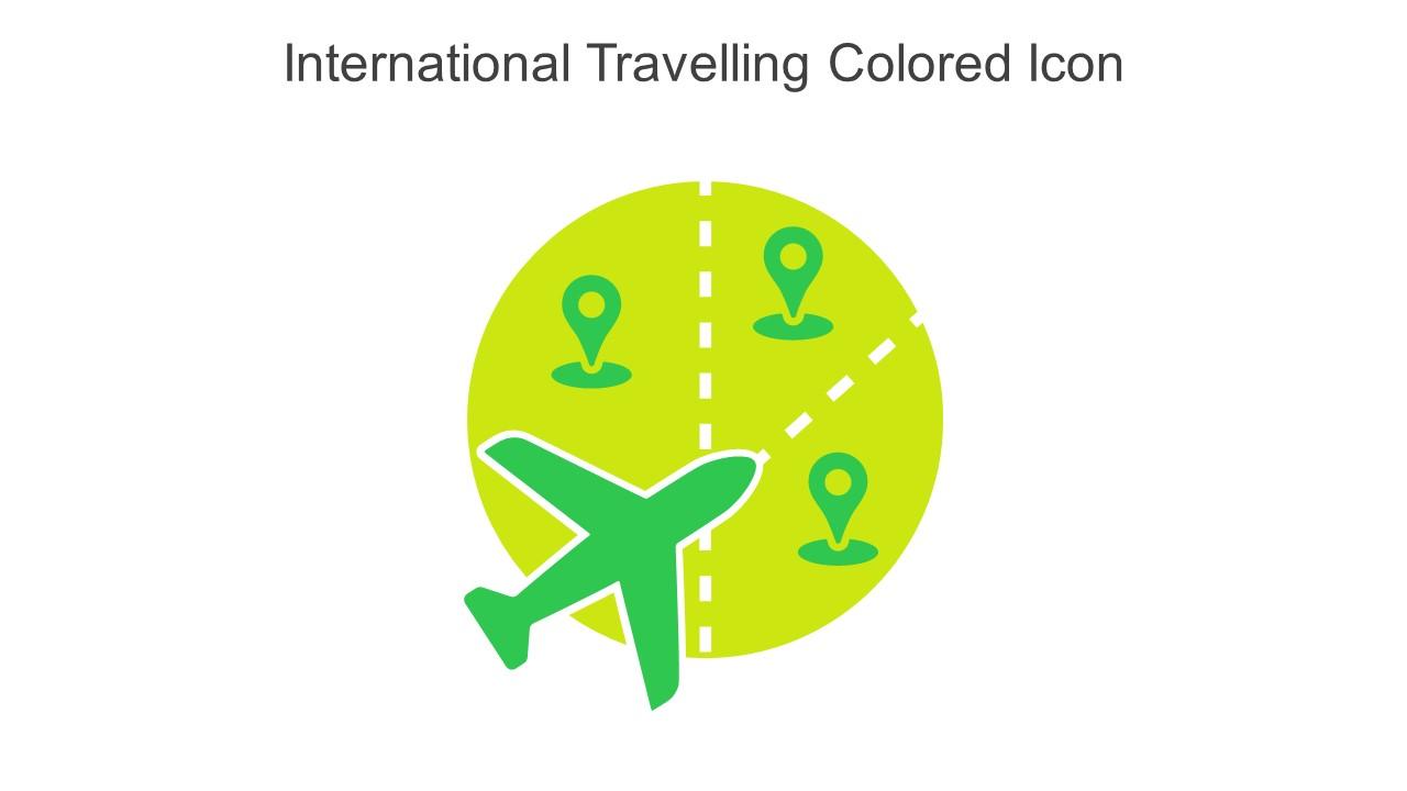 International Travelling Colored Icon In Powerpoint Pptx Png And Editable Eps Format