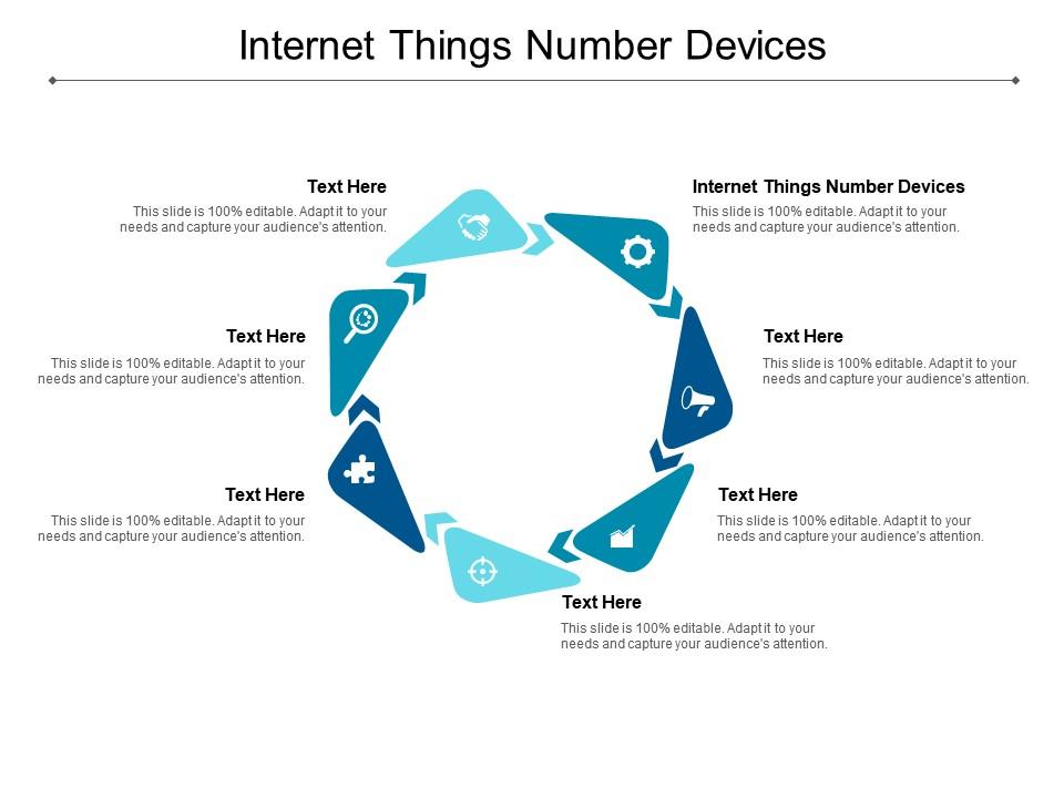 Internet things number devices ppt powerpoint presentation icon summary cpb Slide01