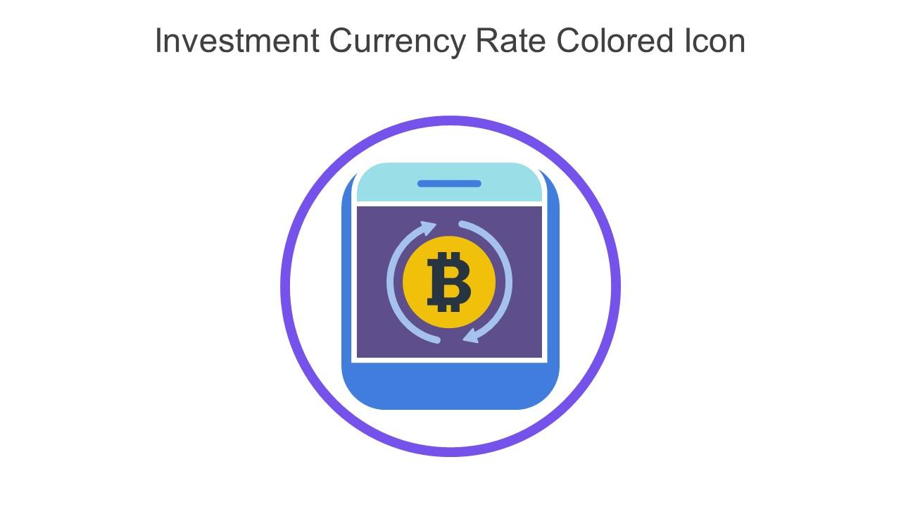 Investment Currency Rate Colored Icon In Powerpoint Pptx Png And Editable Eps Format