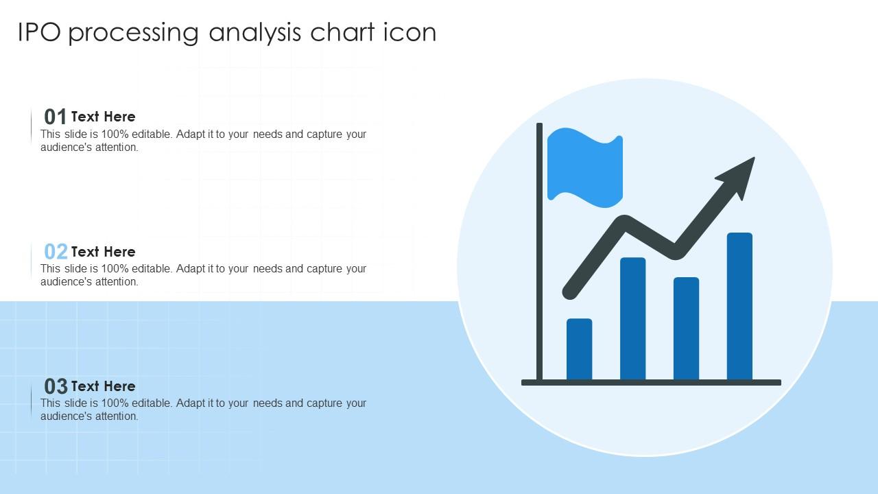 IPO Processing Analysis Chart Icon Slide01