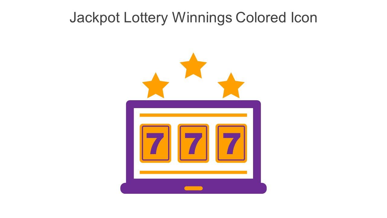 Jackpot Lottery Winnings Colored Icon In Powerpoint Pptx Png And Editable Eps Format