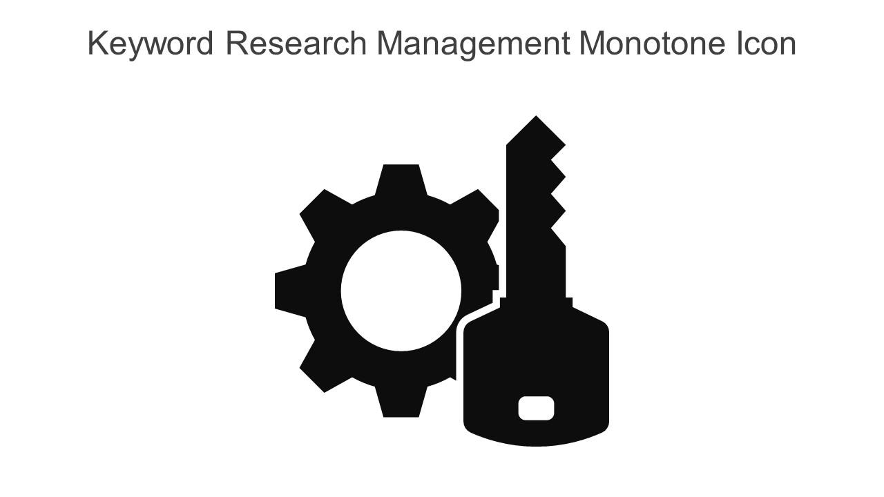 Keyword Research Management Monotone Icon In Powerpoint Pptx Png And Editable Eps Format Slide01