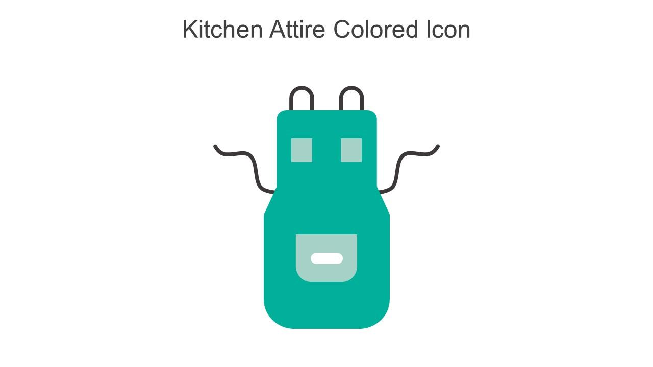 Kitchen Attire Colored Icon In Powerpoint Pptx Png And Editable Eps Format