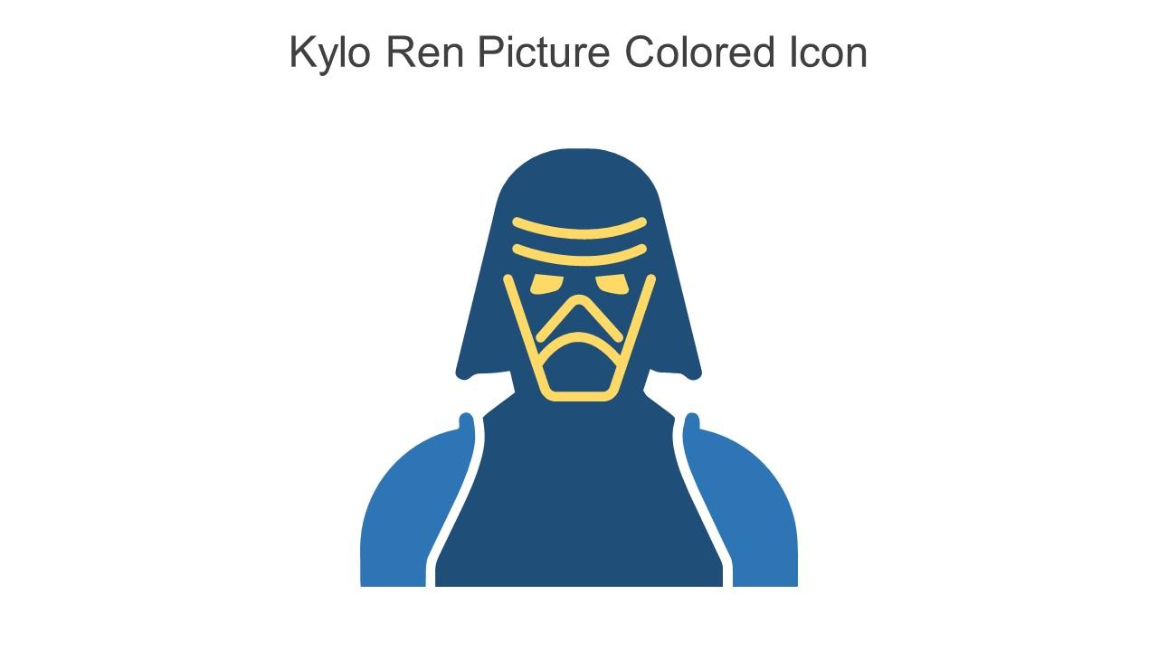 Kylo Ren Picture Colored Icon In Powerpoint Pptx Png And Editable Eps Format