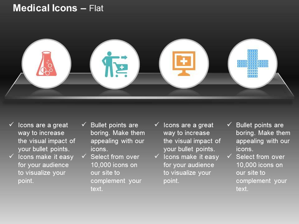 Lab test buying medicines online hospital facility ppt icons graphics Slide01