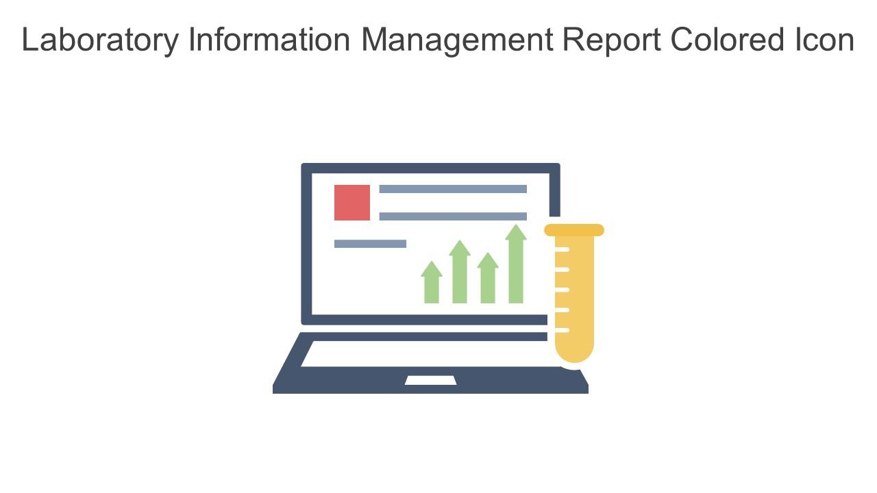 Laboratory Information Management Report Colored Icon In Powerpoint Pptx Png And Editable Eps Format Slide01