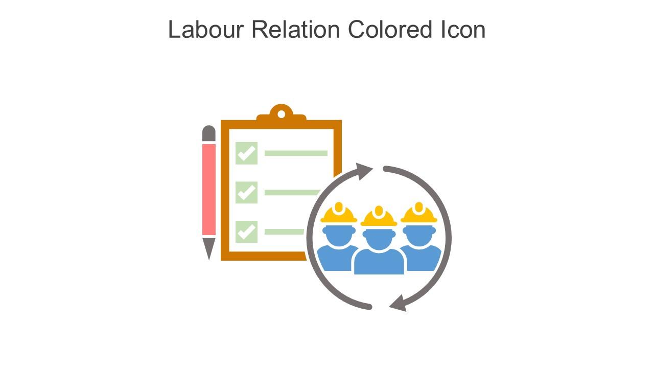 Labour Relation Colored Icon In Powerpoint Pptx Png And Editable Eps Format