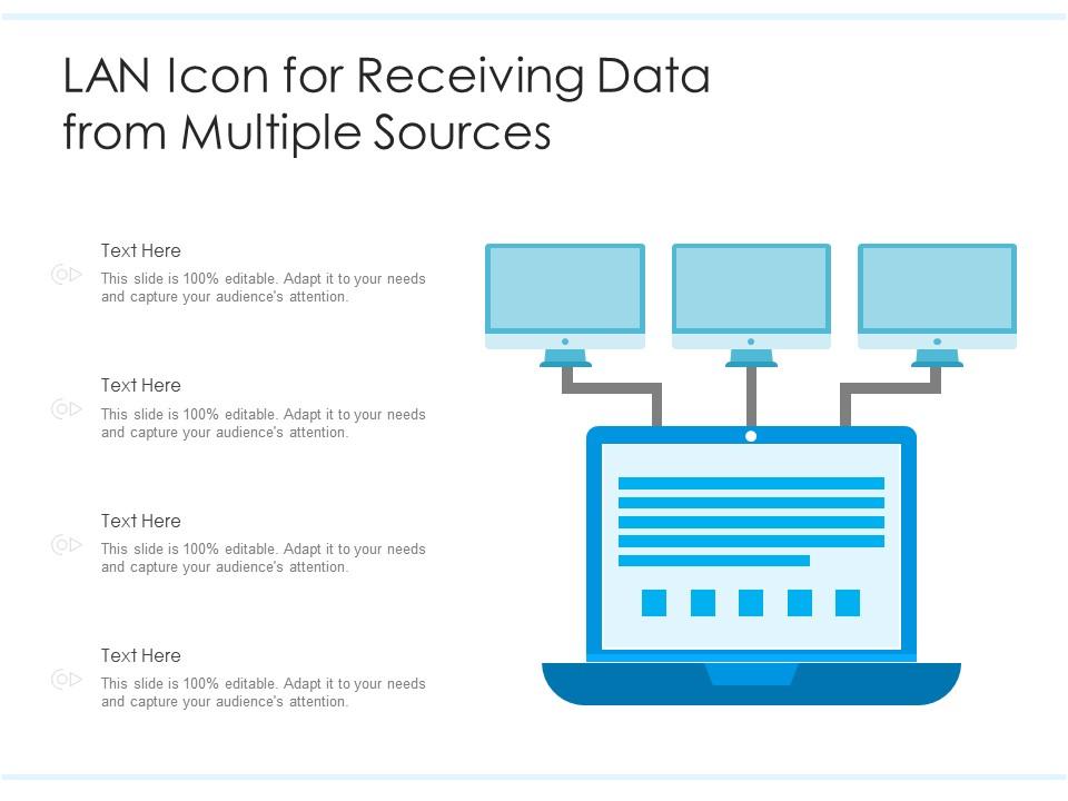 Lan icon for receiving data from multiple sources Slide01