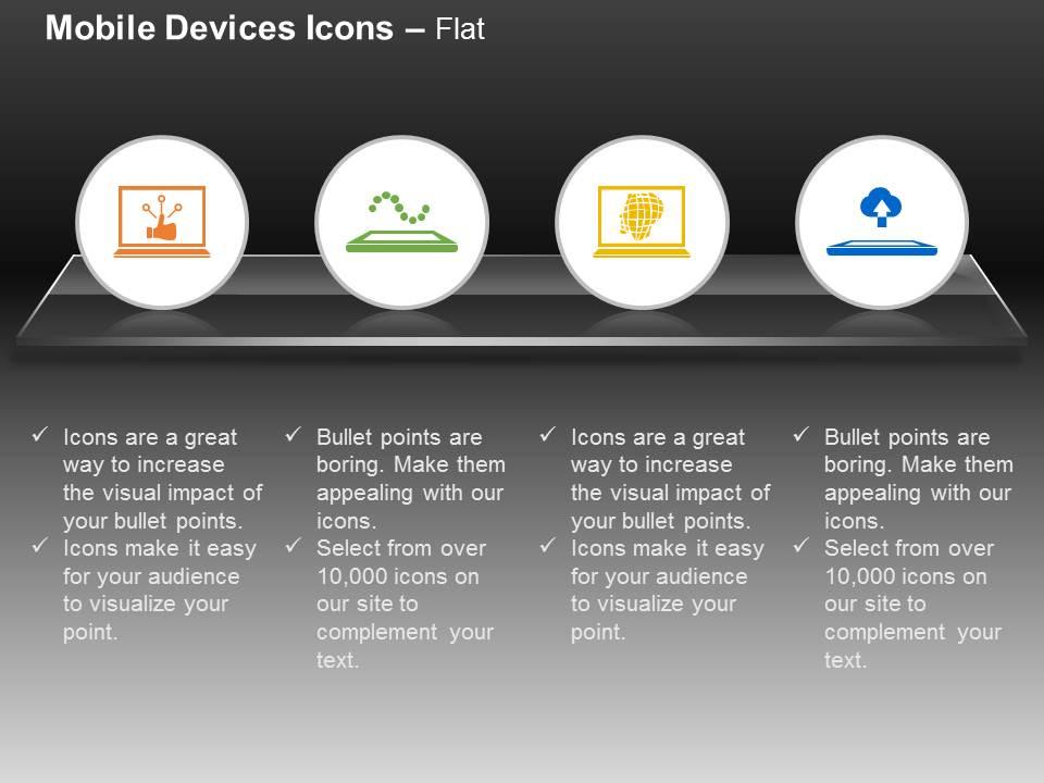 Laptops business growth chart analysis ppt icons graphics Slide01