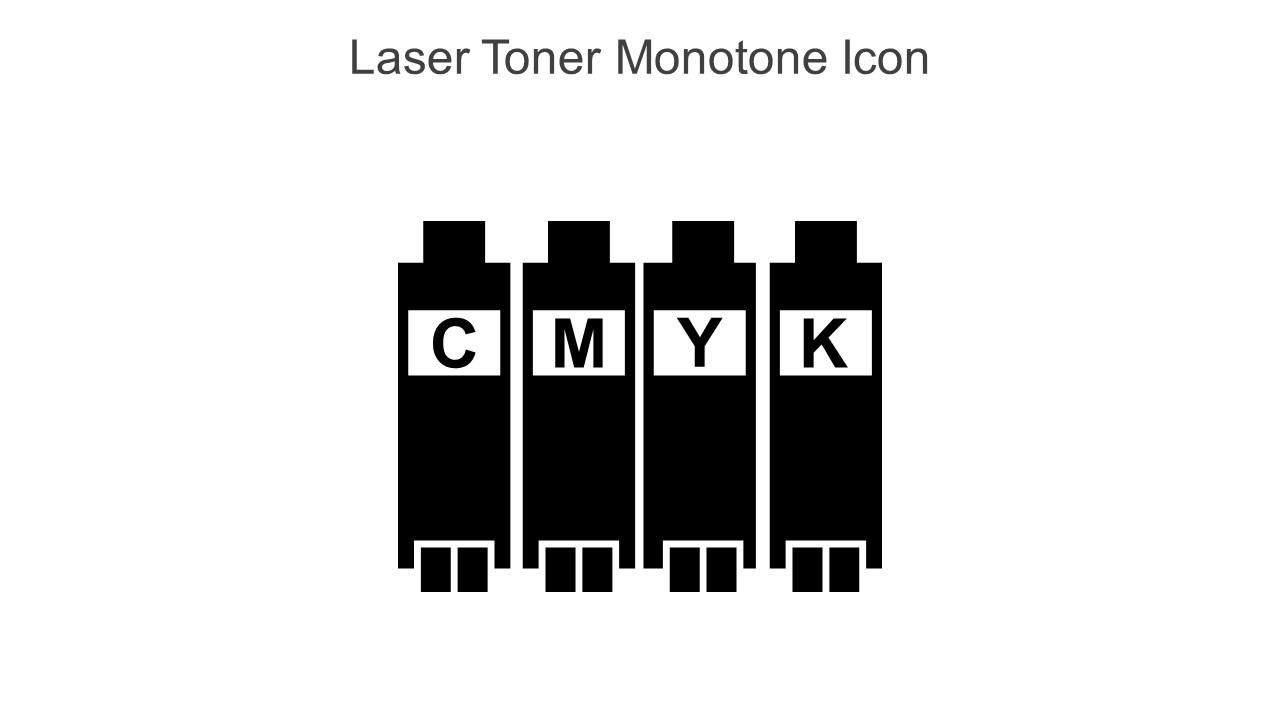 Laser Toner Monotone Icon In Powerpoint Pptx Png And Editable Eps Format