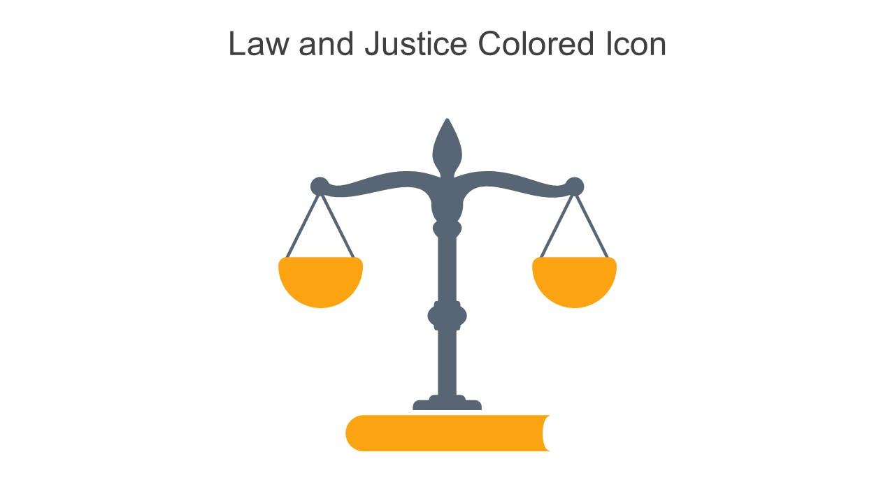 Law And Justice Colored Icon In Powerpoint Pptx Png And Editable Eps Format Slide01
