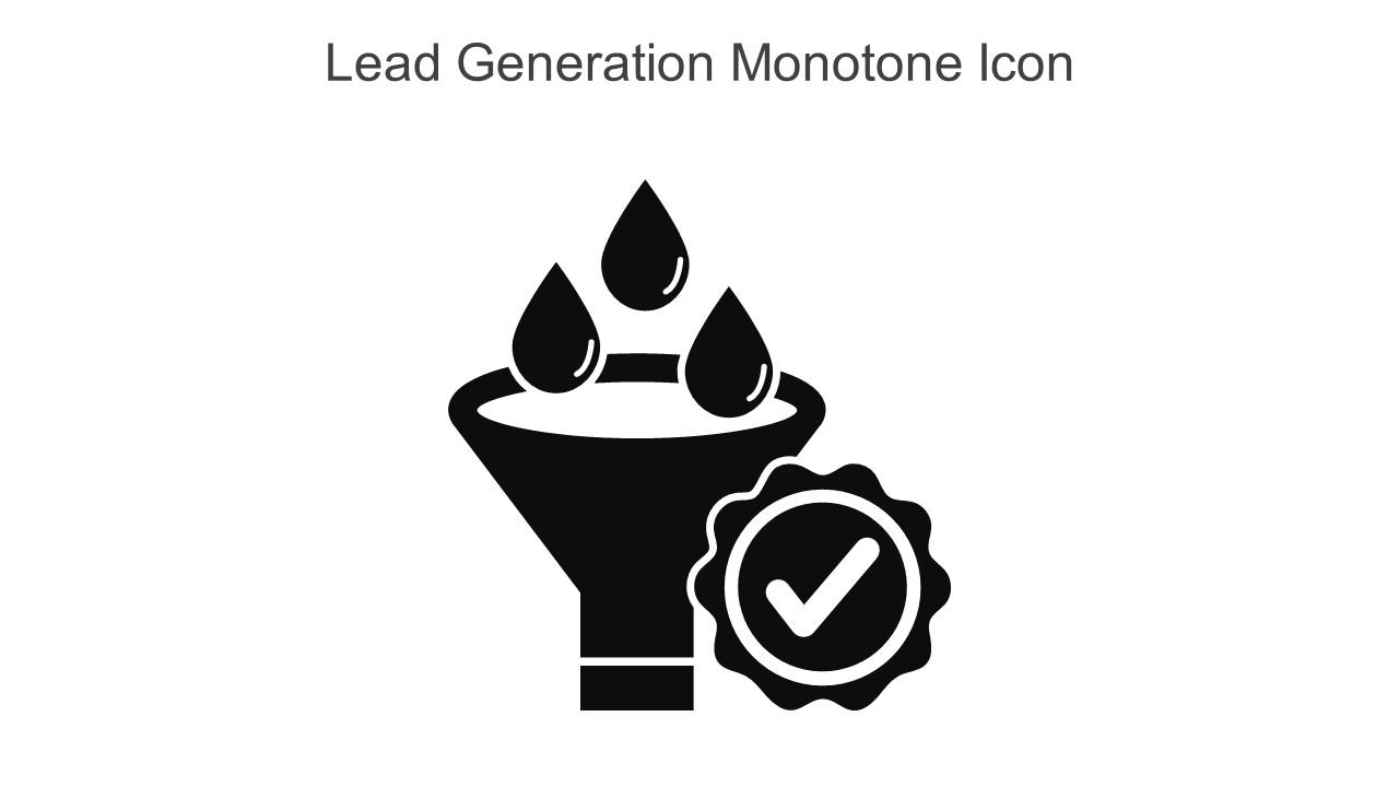 Lead Generation Monotone Icon In Powerpoint Pptx Png And Editable Eps Format Slide01