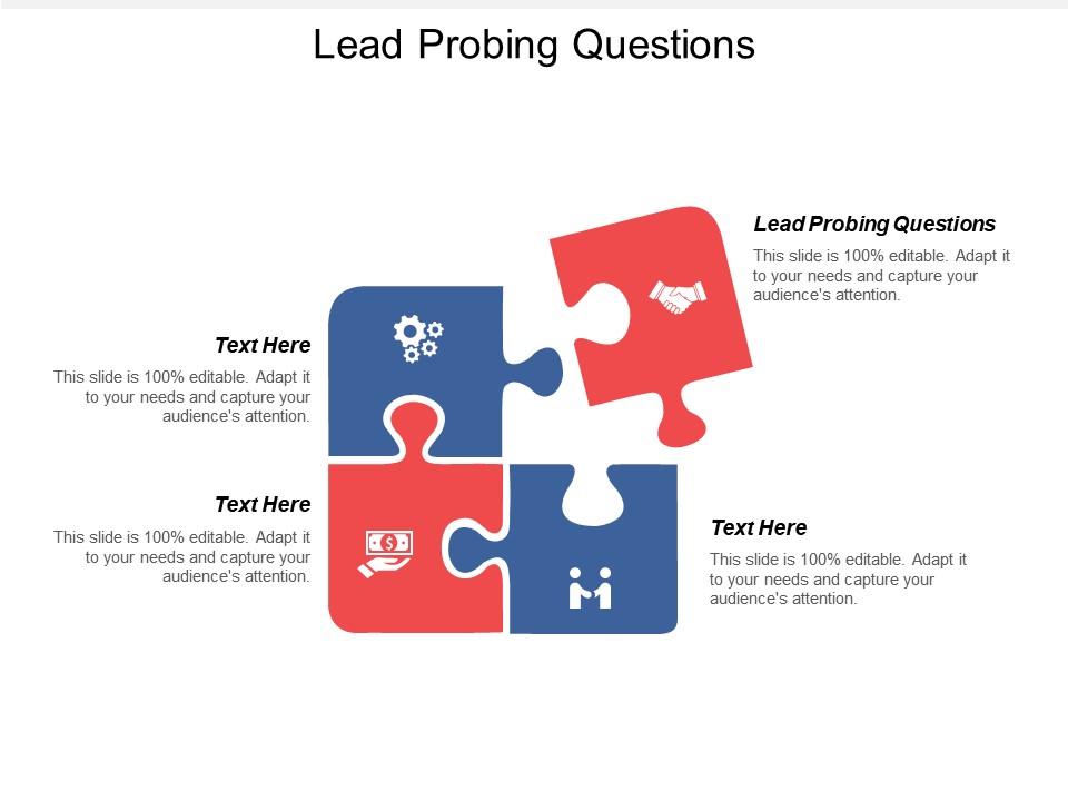 Lead probing questions ppt powerpoint presentation icon format ideas cpb Slide01