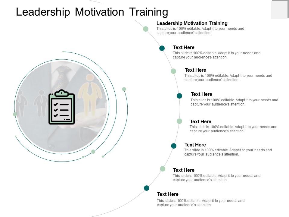 Leadership motivation training ppt powerpoint presentation icon designs cpb Slide01