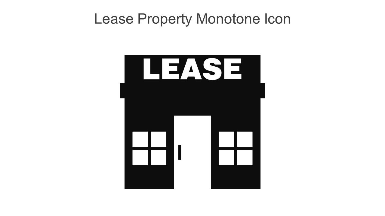 Lease Property Monotone Icon In Powerpoint Pptx Png And Editable Eps Format Slide01