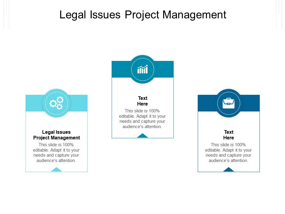 Legal issues project management ppt powerpoint presentation icon images cpb Slide01