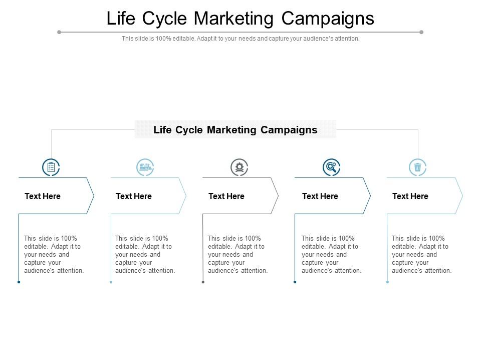 Life cycle marketing campaigns ppt powerpoint presentation professional icon cpb Slide01