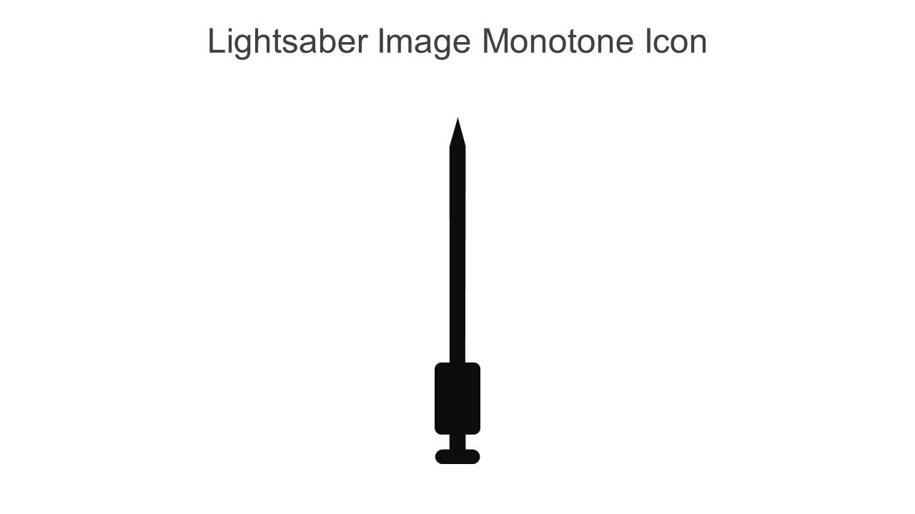 Lightsaber Image Monotone Icon In Powerpoint Pptx Png And Editable Eps Format
