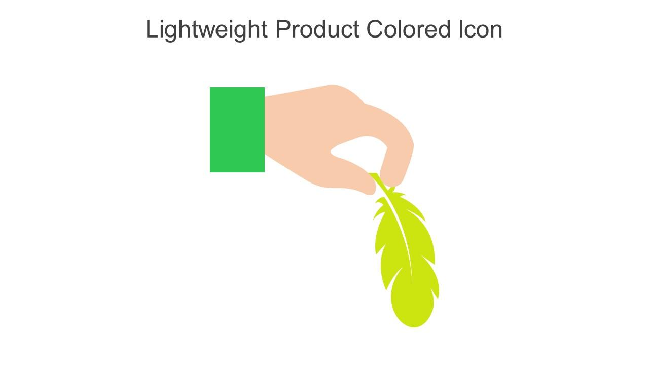 Lightweight Product Colored Icon In Powerpoint Pptx Png And Editable Eps Format Slide01