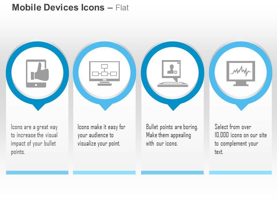 Likes hierarchy with computer communication ppt icons graphics Slide01