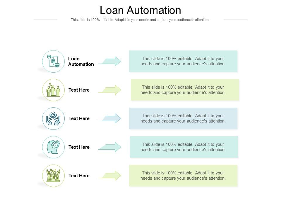 Loan automation ppt powerpoint presentation icon grid cpb Slide01