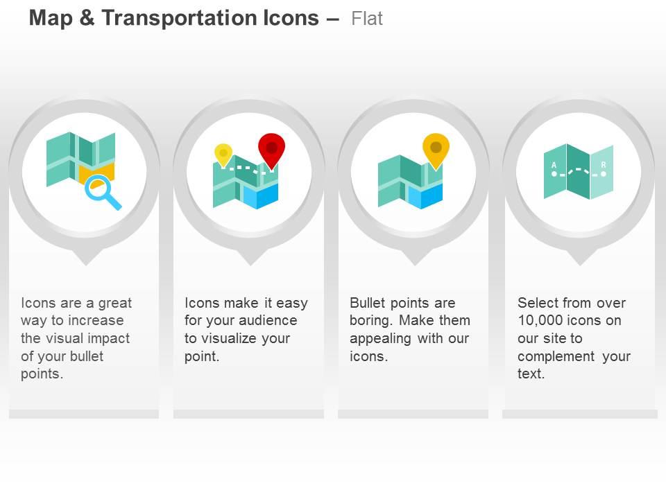Location search navigation distance measurement ppt icons graphics Slide01