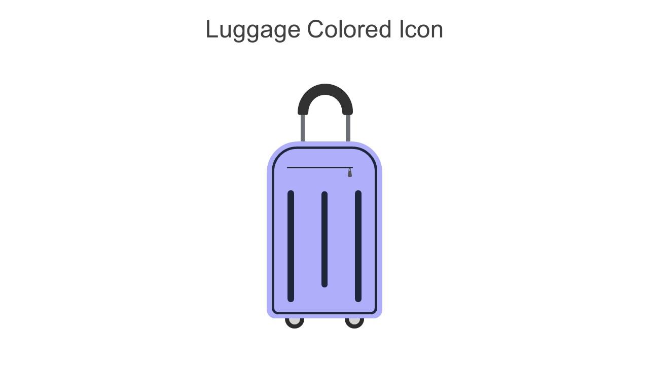 Luggage Colored Icon In Powerpoint Pptx Png And Editable Eps Format