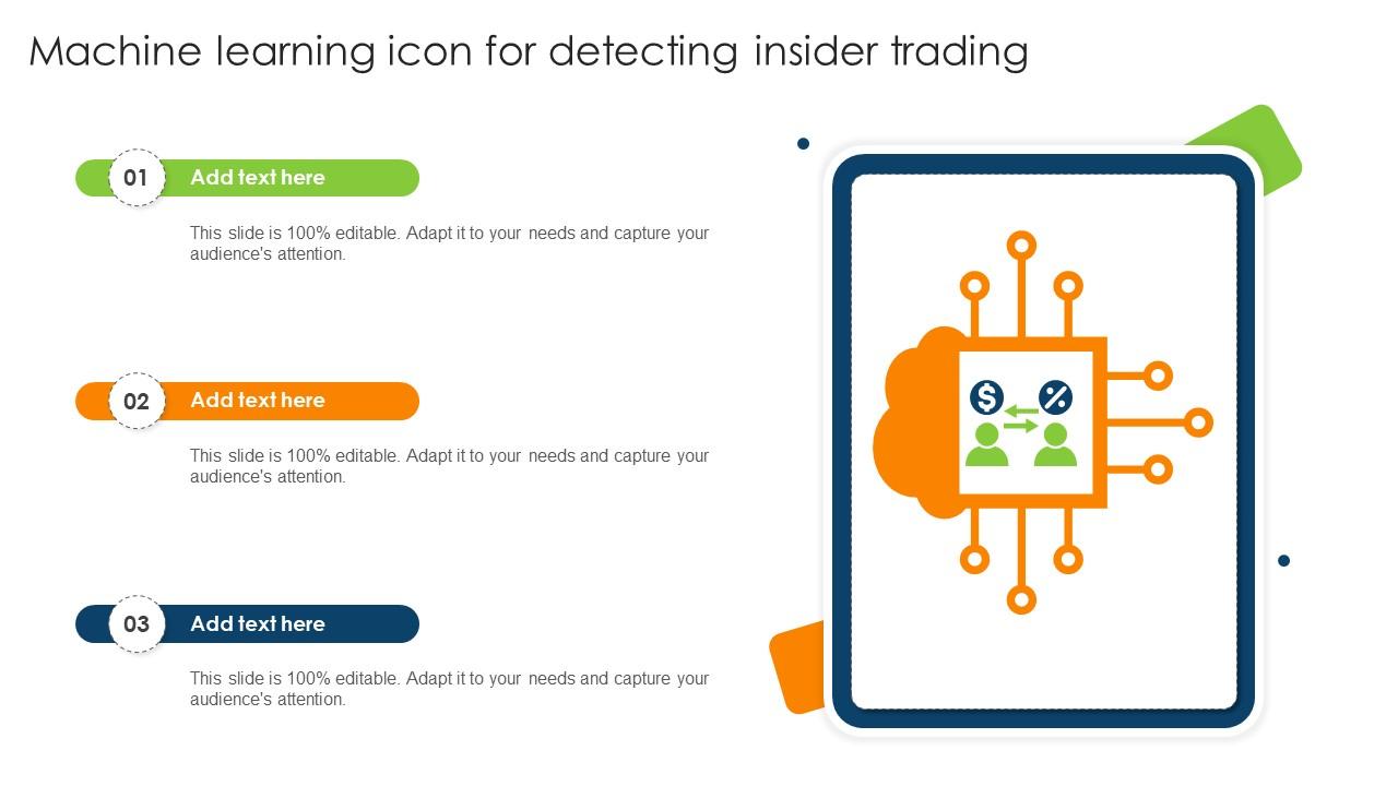 Machine Learning Icon For Detecting Insider Trading