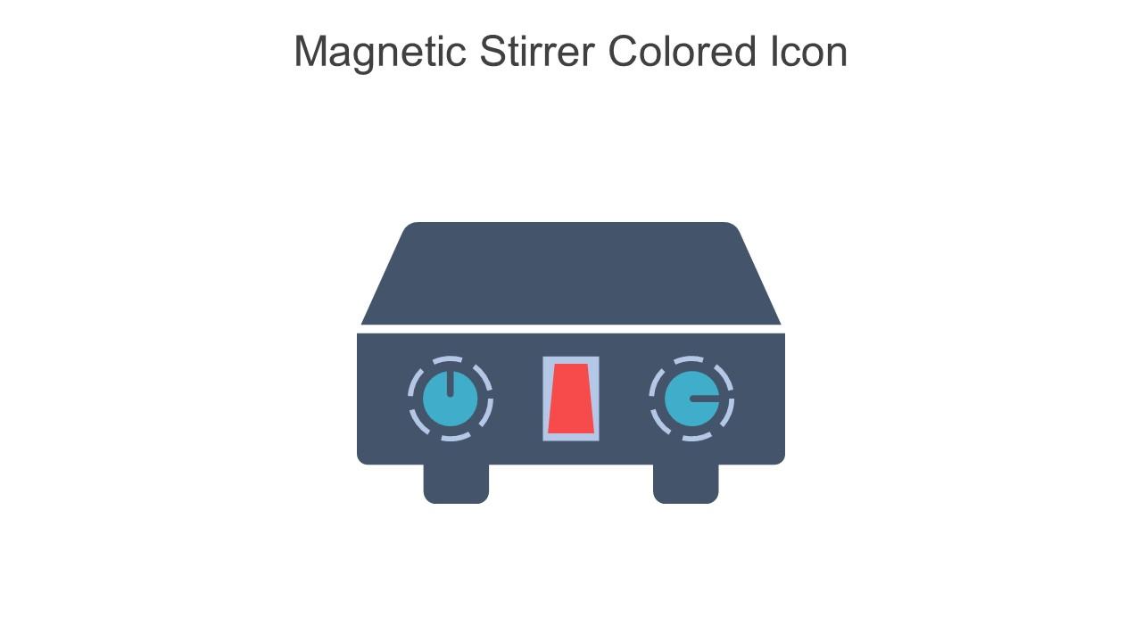 Magnetic Stirrer Colored Icon In Powerpoint Pptx Png And Editable Eps Format