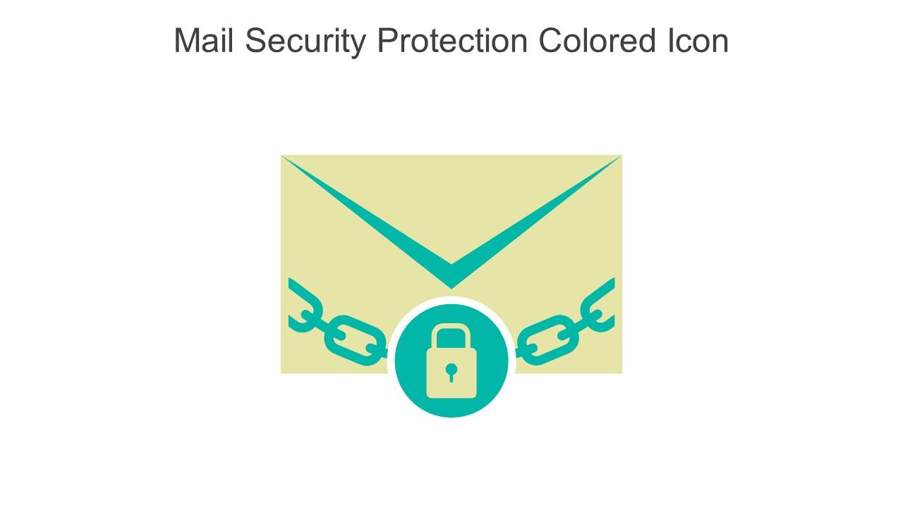 Mail Security Protection Colored Icon In Powerpoint Pptx Png And Editable Eps Format