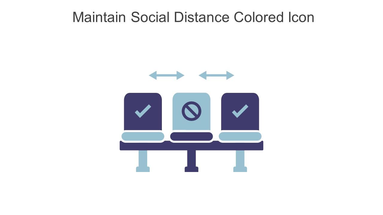 Maintain Social Distance Colored Icon In Powerpoint Pptx Png And Editable Eps Format