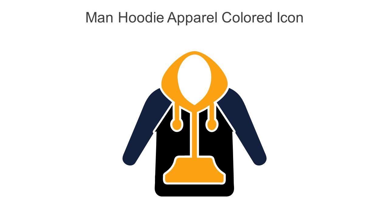 Man Hoodie Apparel Colored Icon In Powerpoint Pptx Png And Editable Eps Format