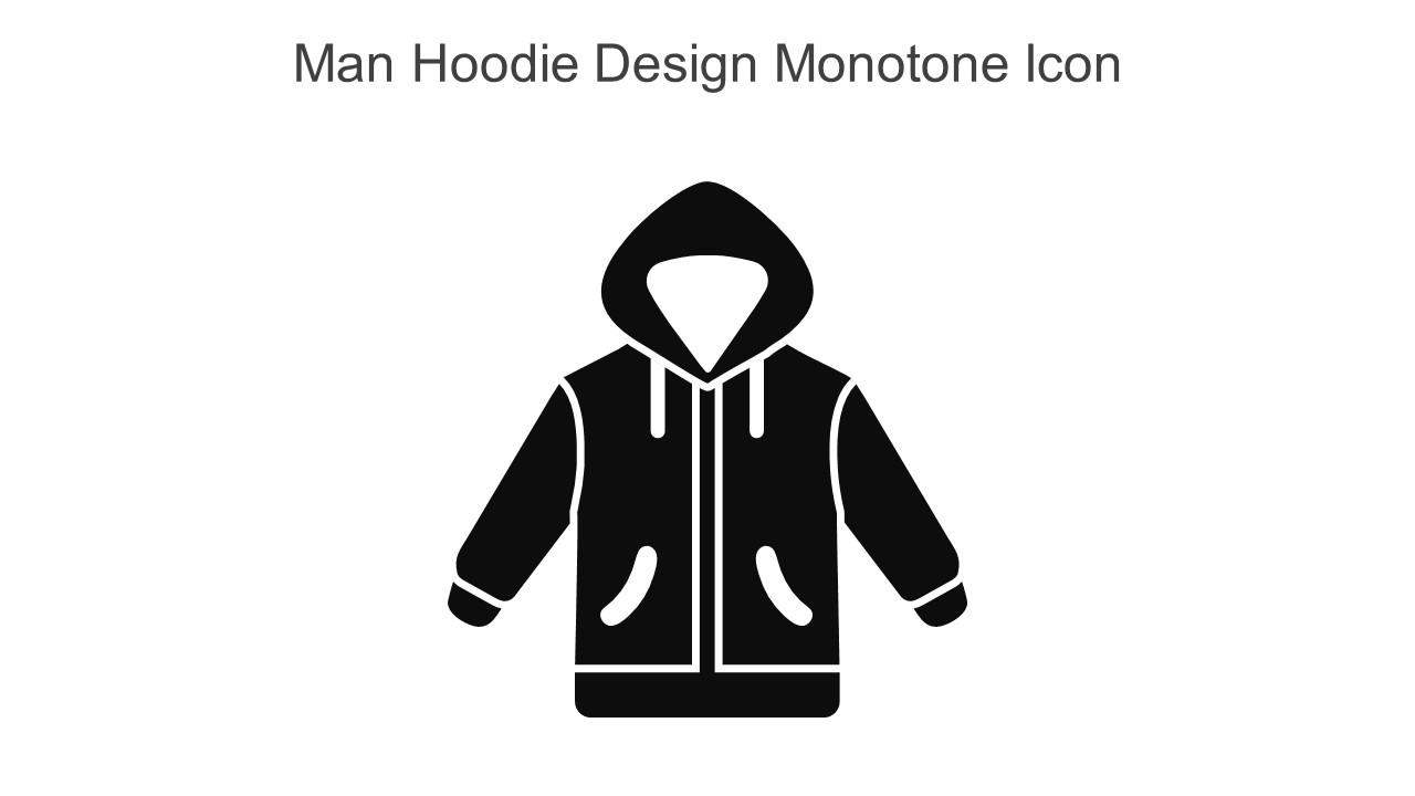 Man Hoodie Design Monotone Icon In Powerpoint Pptx Png And Editable Eps Format